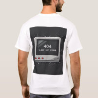 404: Sueño No Encontrado – Retro Gamer Glitch Tee