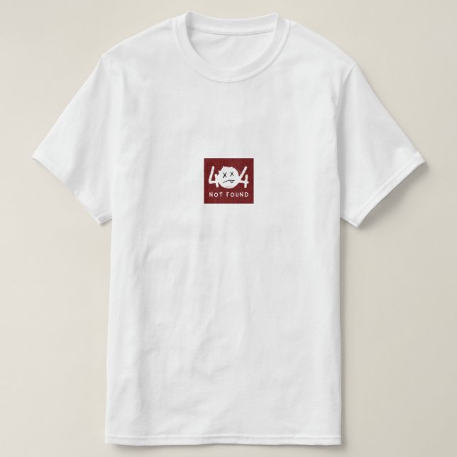 Camiseta 404Camiseta no encontrada (Diseño del anverso)