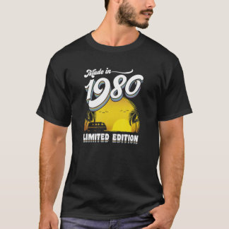 Camiseta 40.ª cosecha de cumpleaños hecha en 1980