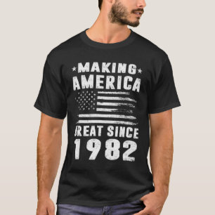 Camiseta 40.ª cosecha de cumpleaños que hace grande a Estad