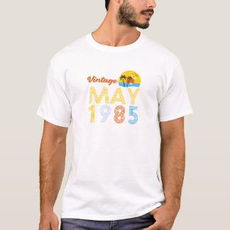 Camiseta 40.ª cosecha Mayo 1985 Regalos de 40 años