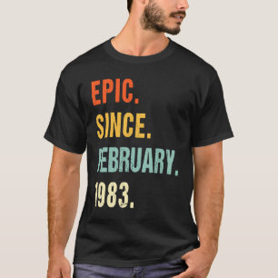 Camiseta 40.ª Épica de cumpleaños desde febrero de 1983