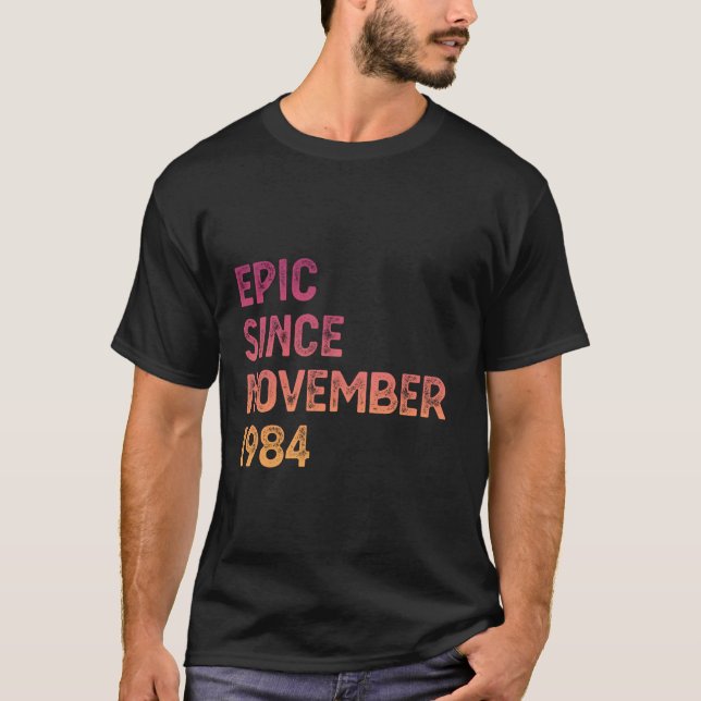 Camiseta 40.ª Épica de los hombres desde noviembre de 1984 (Anverso)