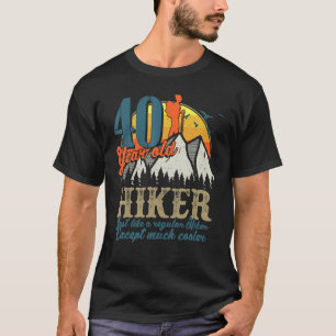 Camiseta 40.ª excursión de cumpleaños Montañas de 40 años