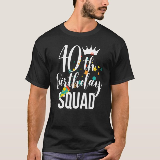 Camiseta 40.ª familia de 40 años de edad (Anverso)