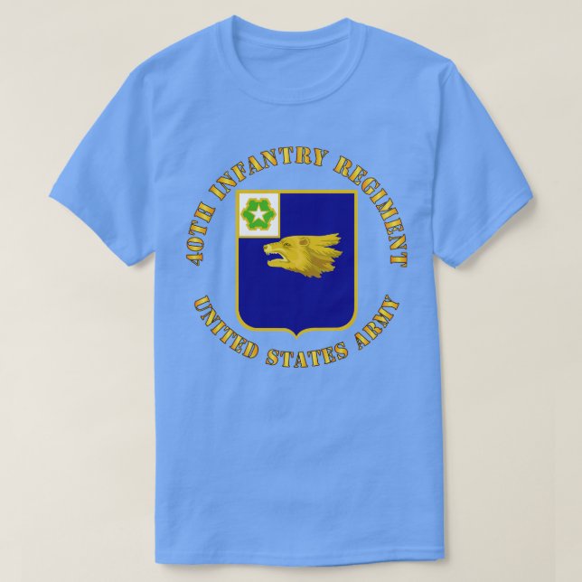 Camiseta 40.ª Infantería X (Diseño del anverso)