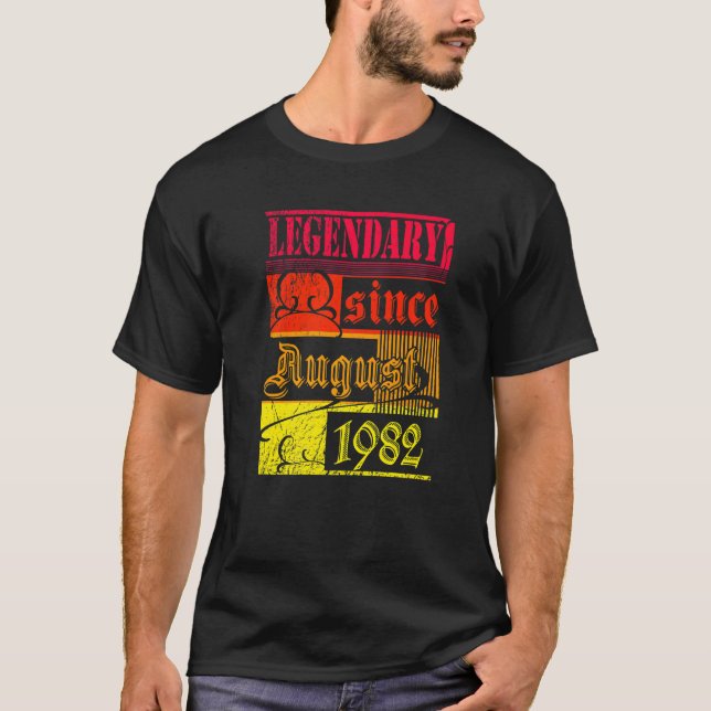 Camiseta 40.ª legendaria desde agosto de 1982 (Anverso)