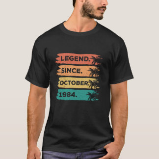Camiseta 40.ª leyenda de cumpleaños desde octubre de 1984 4