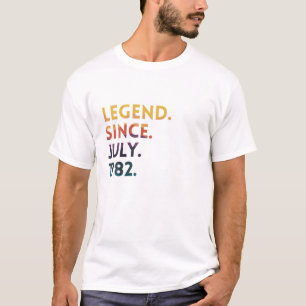 Camiseta 40.ª Leyenda De Regalo De Cumpleaños Desde Julio D