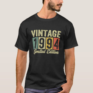 Camiseta 40.ª Vintage De Cumpleaños Decoraciones Hombres 4 