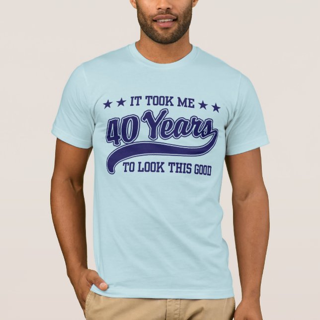 Camiseta 40.º cumpleaños (Anverso)