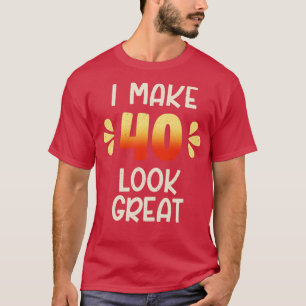 Camiseta 40.º cumpleaños