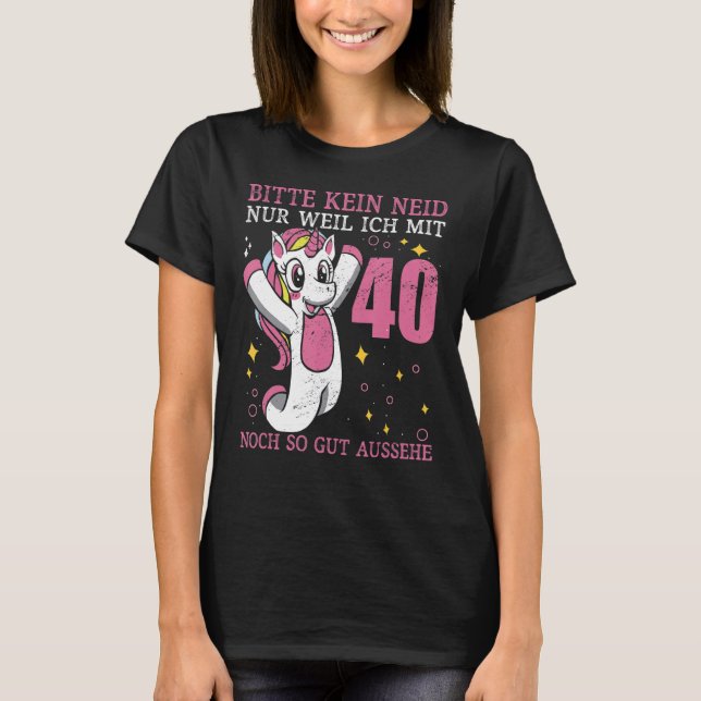 Camiseta 40.º cumpleaños 40 (Anverso)
