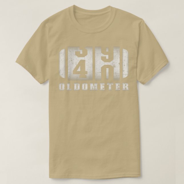 Camiseta 40.º Cumpleaños , 40.º Oldometer de Cumpleaños , 4 (Diseño del anverso)