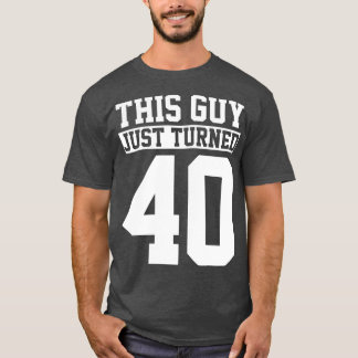 Camiseta 40.º Cumpleaños Cuarenta Años
