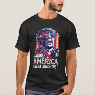Camiseta 40.º Cumpleaños, Haciendo A Estados Unidos Grande