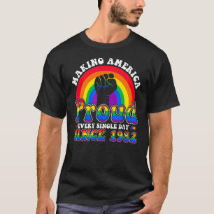 Camiseta 40.º cumpleaños Lgbt Orgullo Gay Lesbiana Feliz Bi