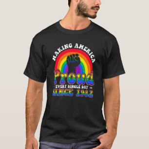 Camiseta 40.º cumpleaños Lgbt Orgullo Gay Lesbiana Feliz Bi