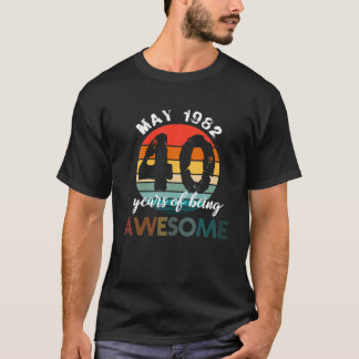 Camiseta 40.º Cumpleaños Nacido Entre Mayo De 1982 Y 1982