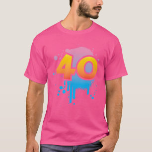 Camiseta 40.º Cumpleaños Presentes Hombres Mujeres Guay Spr