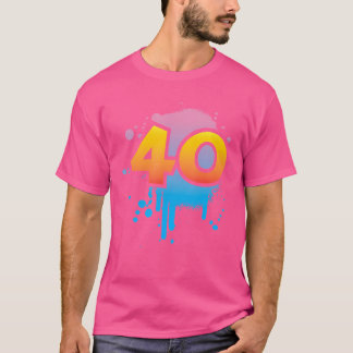 Camiseta 40.º Cumpleaños Presentes Hombres Mujeres Guay Spr