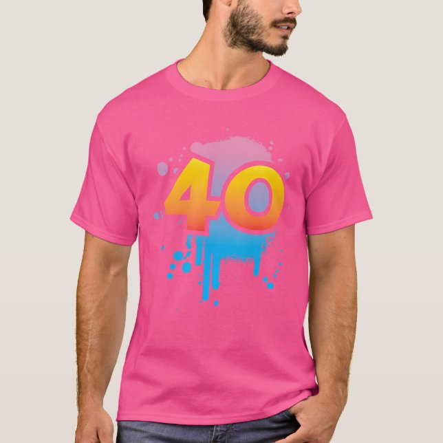 Camiseta 40.º Cumpleaños Presentes Hombres Mujeres Guay Spr (Anverso)