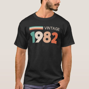 Camiseta 40.º Cumpleaños T Vintage 1982 Diseño De 40 Años
