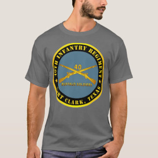 Camiseta 40.º Fuerte de Soldados de Búfalo del Regimiento d