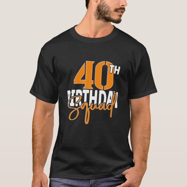 Camiseta 40.º Grupo De Concordancia Familiar De Cumpleaños (Anverso)