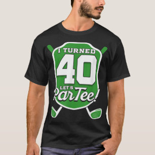 Camiseta 40.º Jugador de golf de cumpleaños