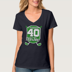 Camiseta 40.º Jugador de golf de cumpleaños