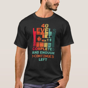Camiseta 40.º Jugador Retro Gamepad 40