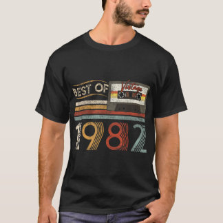 Camiseta 40.º mejor regalo de cumpleaños de 1982 Vintage 40