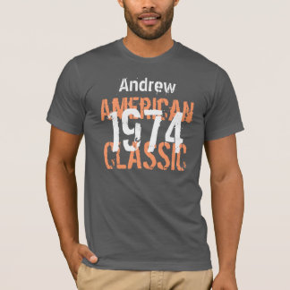 Camiseta 40.º regalo de cumpleaños 1974 American Classic V2