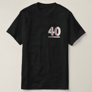 Camiseta 40.º regalo de cumpleaños, béisbol