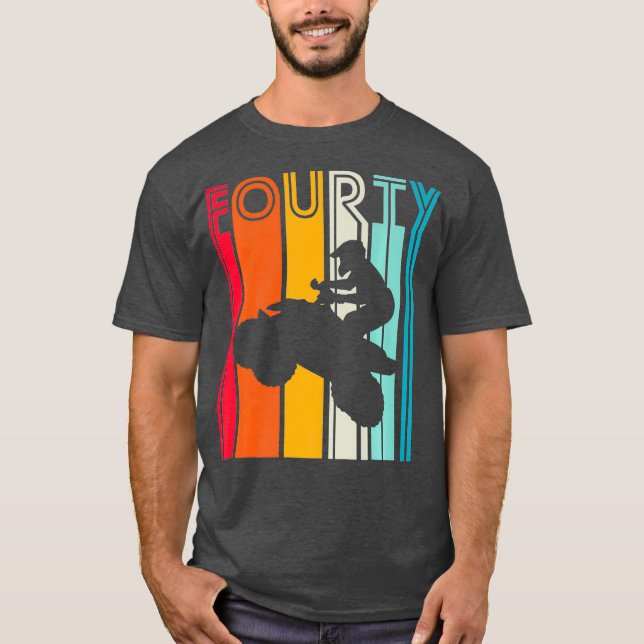 Camiseta 40.º regalo de cumpleaños cuatro conductores Retro (Anverso)