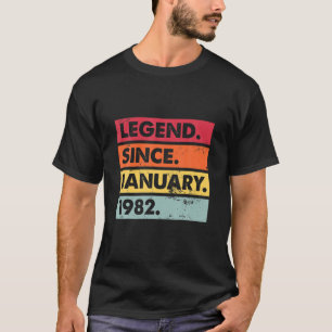 Camiseta 40.º Regalo De Cumpleaños Leyenda De 40 Años Desde