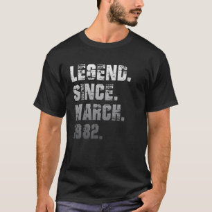 Camiseta 40.º Regalo De Cumpleaños Leyenda De 40 Años Desde
