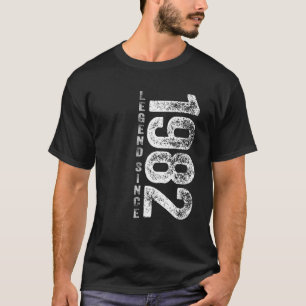 Camiseta 40.º Regalo De Cumpleaños Leyenda Retro De 40 Años