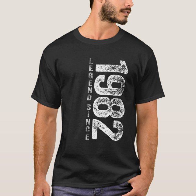 Camiseta 40.º Regalo De Cumpleaños Leyenda Retro De 40 Años (Anverso)