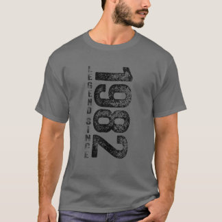 Camiseta 40.º Regalo De Cumpleaños Leyenda Retro De 40 Años