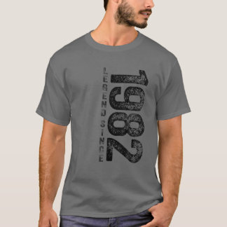 Camiseta 40.º Regalo De Cumpleaños Leyenda Retro De 40 Años