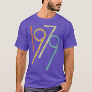 Camiseta 40.º regalo de cumpleaños Vintage 1979 T Shirt Gra