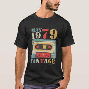 Camiseta 40.º regalo de cumpleaños Vintage mayo 1979 40 a