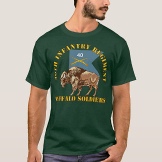 Camiseta 40.º Regimiento de Infantería Soldados de Búfalo c