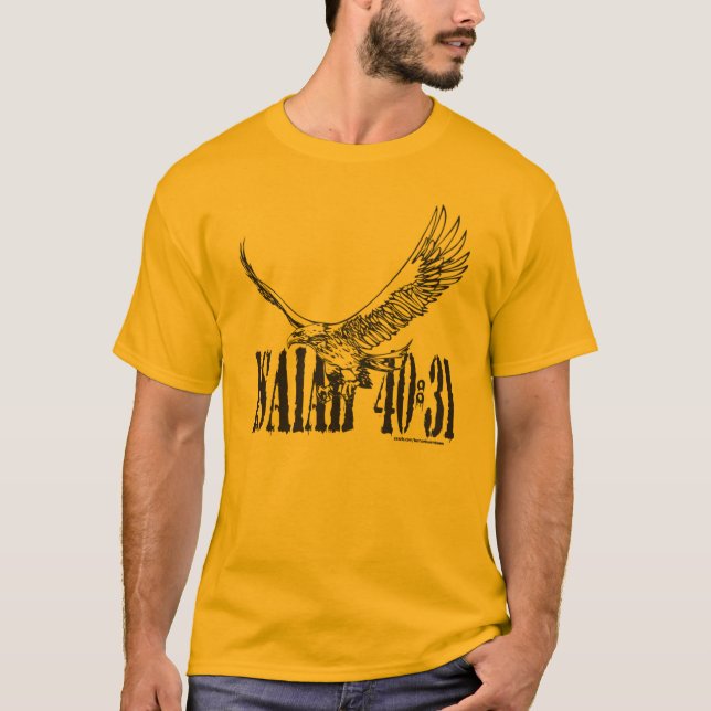 Camiseta 40:31 de ISAÍAS (Anverso)