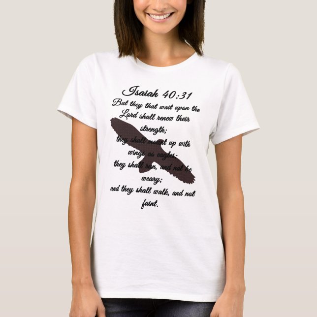 Camiseta 40:31 de Isaías (Anverso)