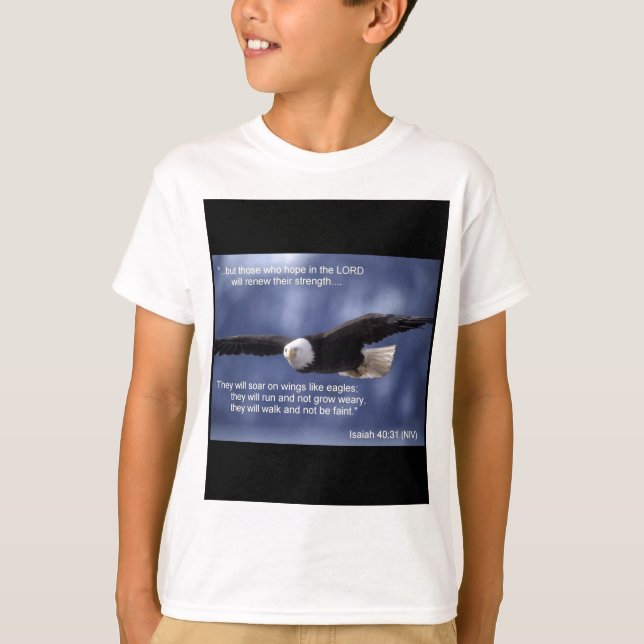 Camiseta 40:31 de Isaías (Anverso)