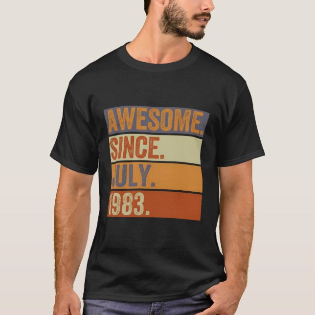 Camiseta 40 40.ª Impresionante Desde Julio De 1983 (Anverso)