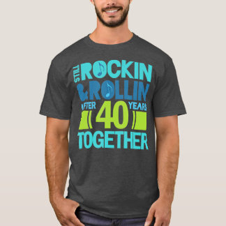 Camiseta 40° aniversario 40 años juntos regalo de parejas
